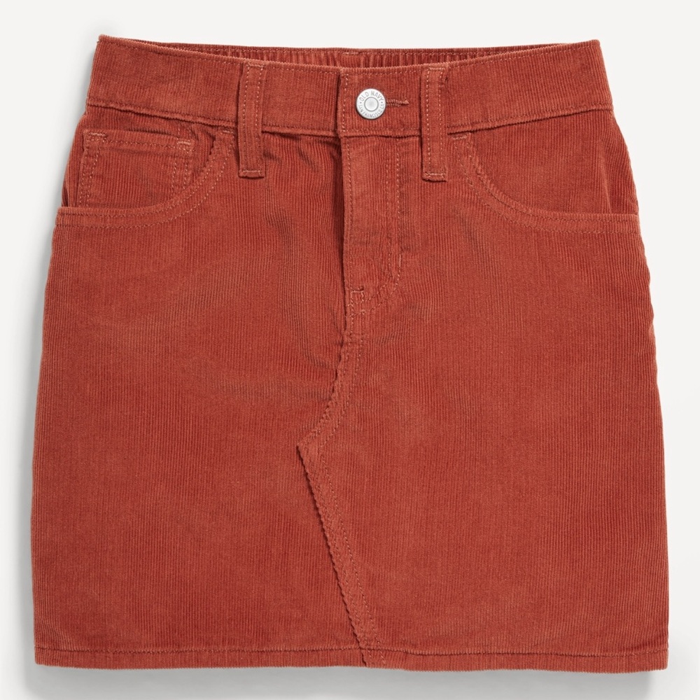NEW!!! Girls High Waisted Courdroy Skirt - Size XS (5)